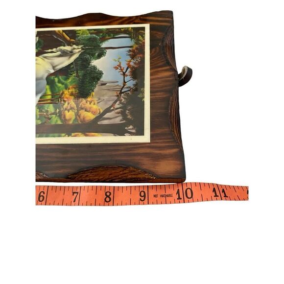 Wooden Unicorn Plaque Hanging Wall Art Portrait Unique Mystical Fairytale - Picture 7 of 9